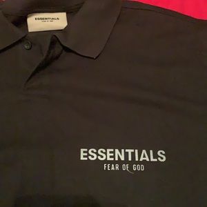 Fear of God Essentials boxy polo.